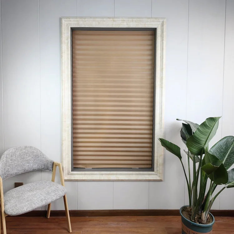 Self-Adhesive Pleated Blinds | No-Drill Folding Window Shades
