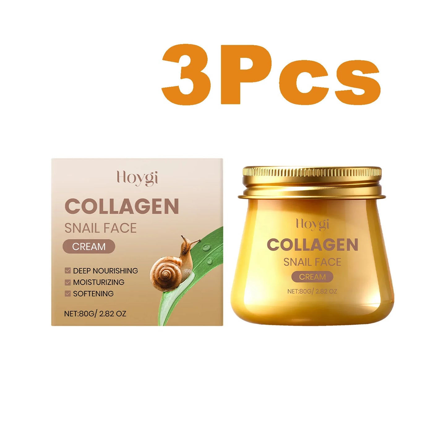 Snail Mucin Collagen Cream – Anti-Wrinkle Firming Moisturizer