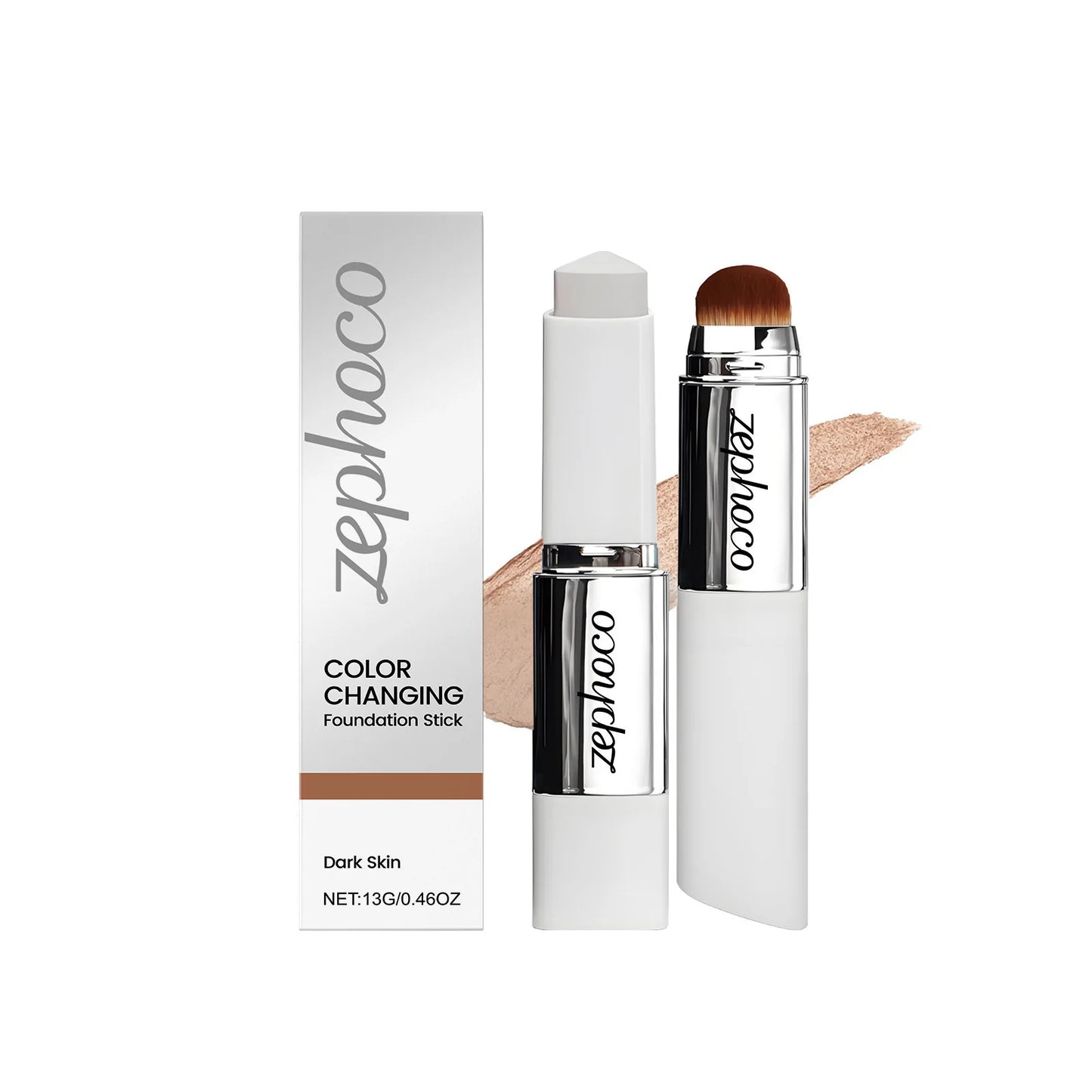 Zephoco Color-Changing Foundation Stick | Matte, Brightening