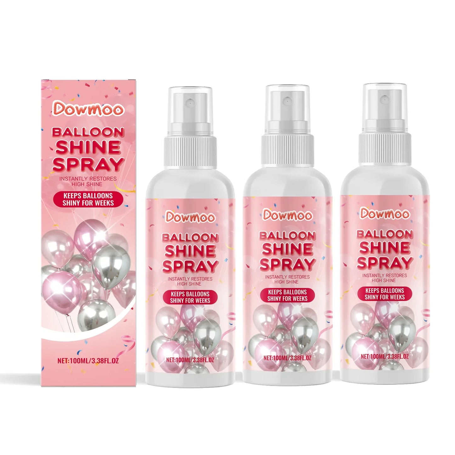 Balloon Shine Spray | Glossy Latex Balloon Polish 100ml
