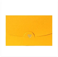 (20 pieces/lot) 10.5*7CM Small Greeting Card Name Card Envelope Hot Stamping Love Pearlescent Paper Mini Envelopes Peaceful Pleasures Health and Wellness 20pcs Yellow