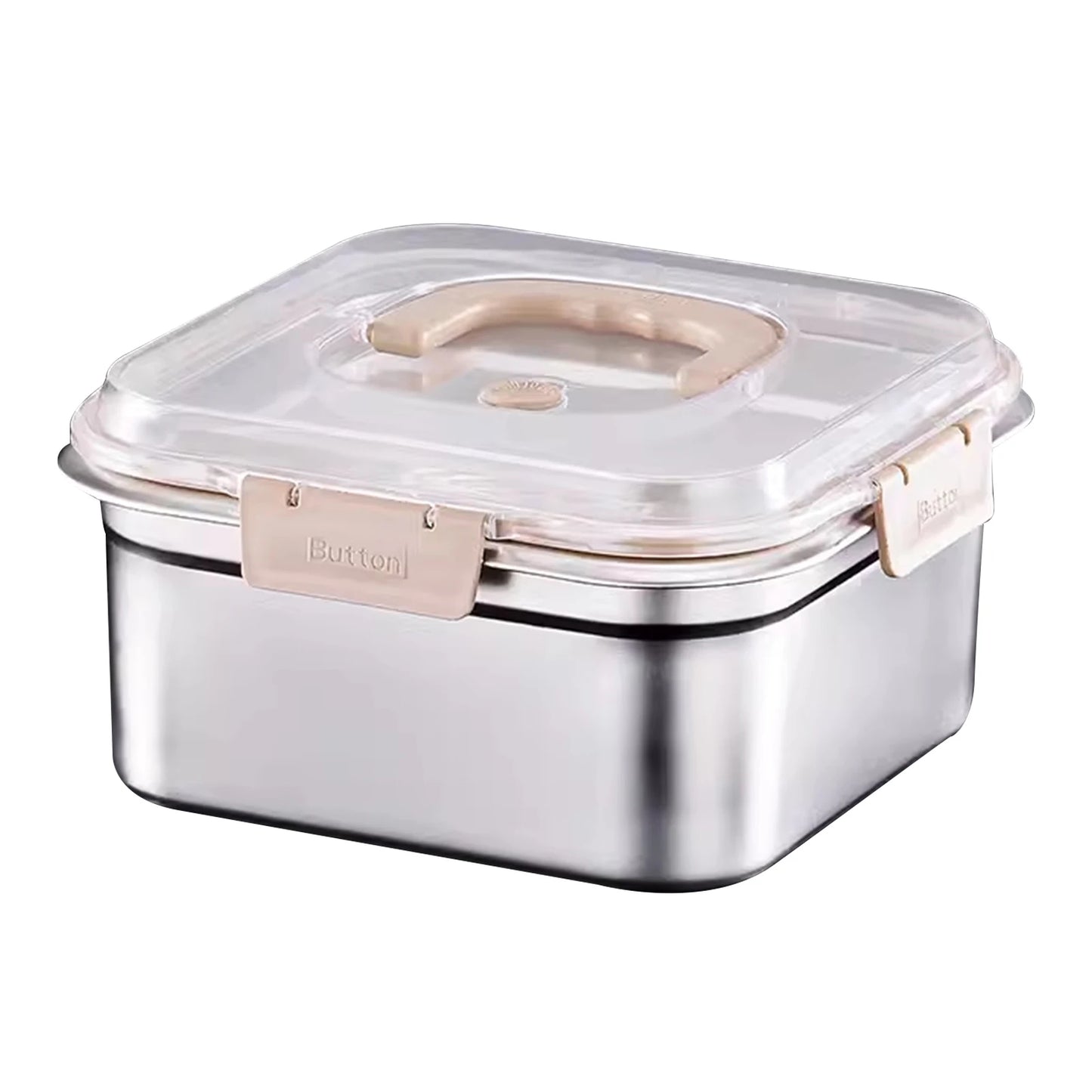 Stainless Steel Leakproof Food Storage Box with Handle
