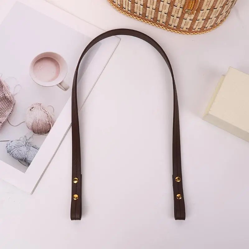 2Pcs PU Leather Bag Replacement Strap Handles – DIY Shoulder Bag