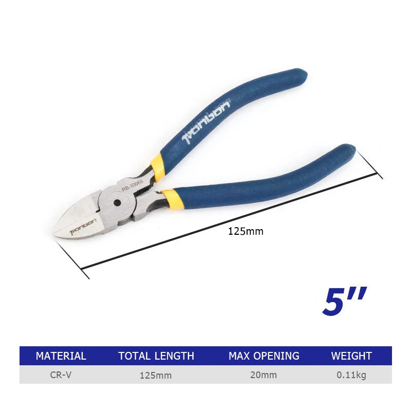 5/6/7 Inch Diagonal Cutting Pliers – Wire Stripper & Side Cutter Peaceful Pleasures Health and Wellness 5 Inch