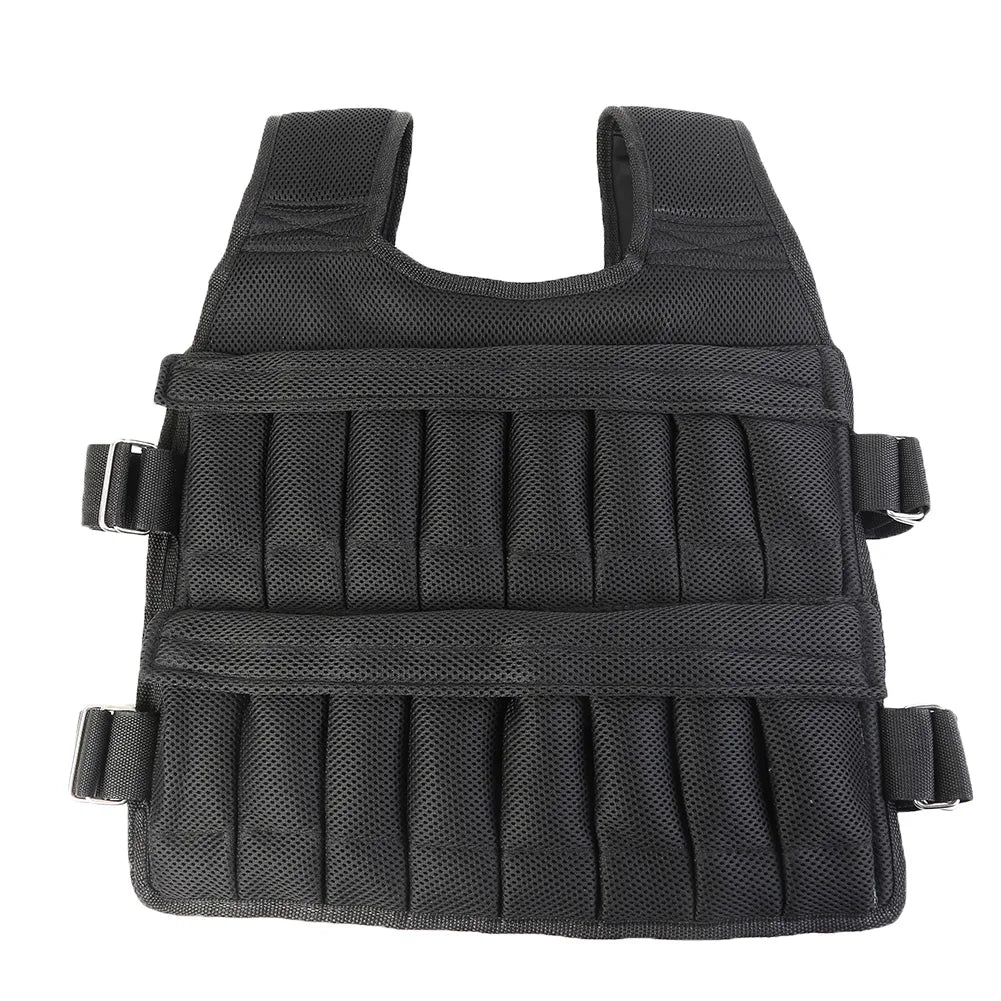 Adjustable Weighted Vest – Fitness Training Jacket Peaceful Pleasures Health and Wellness 35kg United States