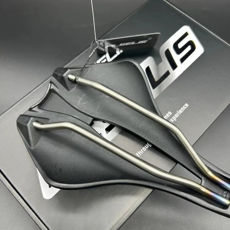 Ultralight MTB Saddle – Titanium Rail Hollow Breathable Bike Seat Bike Saddle Peaceful Pleasures Health and Wellness