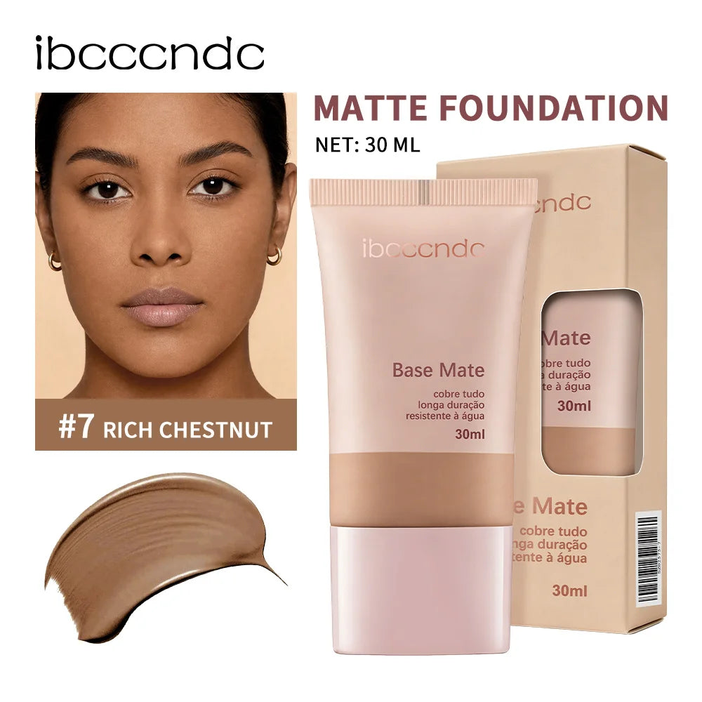 Matte Foundation Natural Coverage Smooth Skin-Friendly Deep Skin-Nourishing Long-Lasting & Waterproof Gentle Cares Foundation Peaceful Pleasures Health and Wellness Rich Chestnut