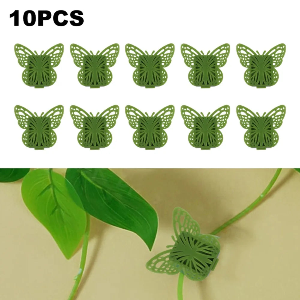 Butterfly Plant Climbing Clips | Wall Vine & Flower Support 10pk
