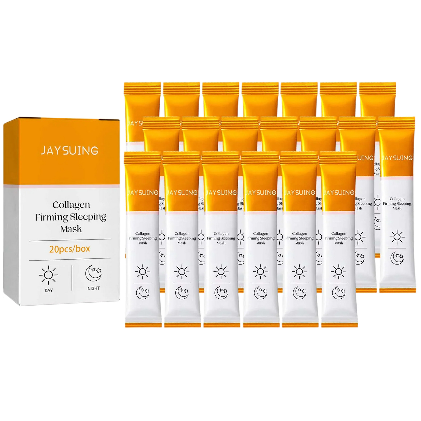 Jaysuing Collagen Sleep Mask Hyaluronic Acid & Keratin 20pcs