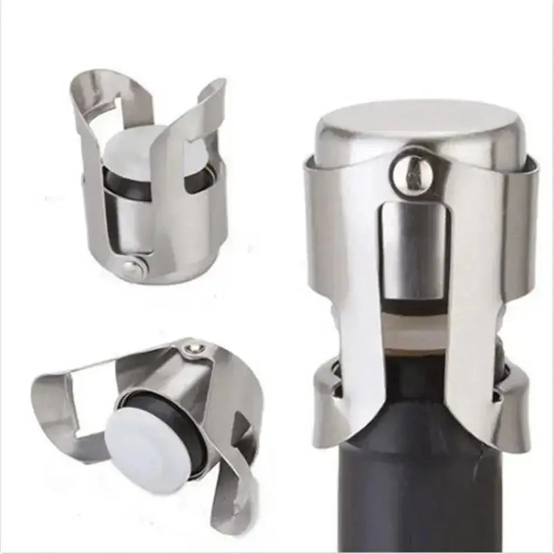 Stainless Steel Sealed Fresh-keeping Red Wine Stopper Metal Champagne