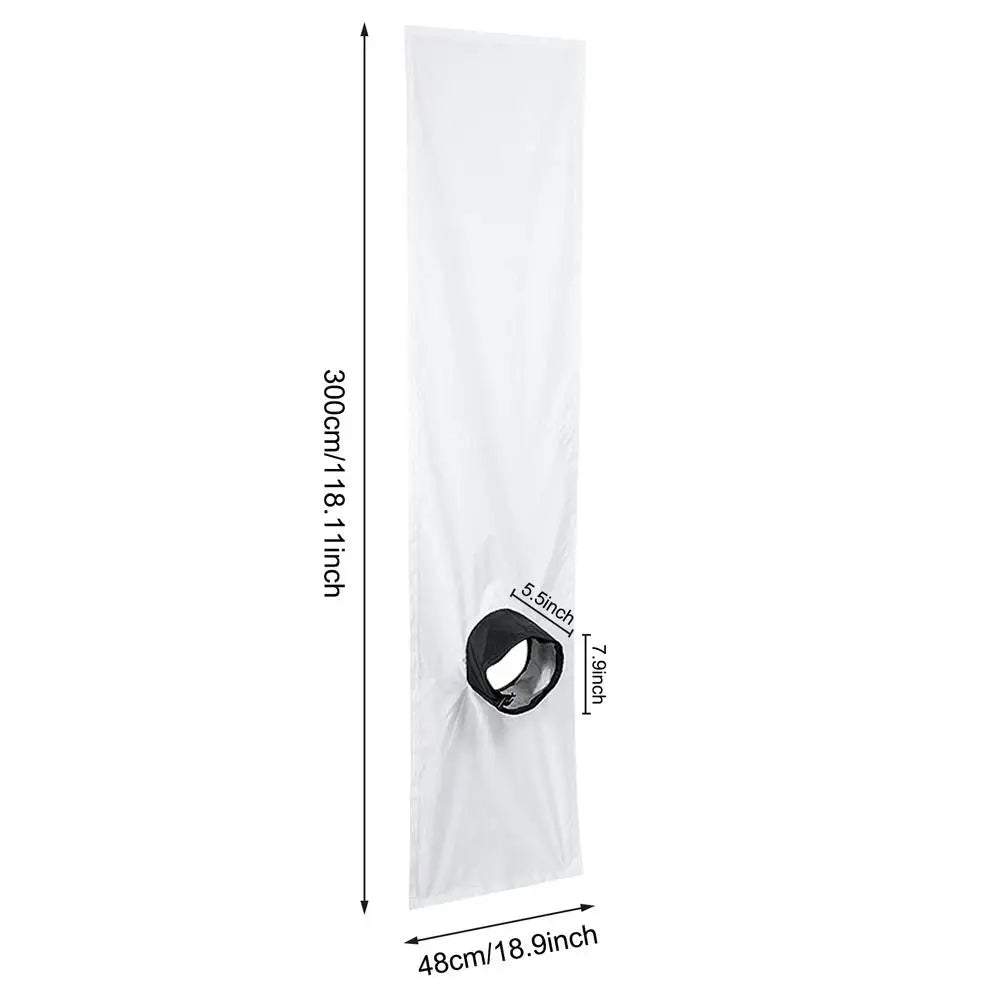 Portable AC Window Vent Seal Kit – Waterproof Cloth 2M/3M