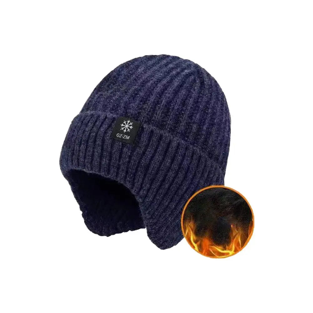 Winter Keep Warm knitted Fabric Hat For Adult Unisex Skullies & Beanies Peaceful Pleasures Health and Wellness B One Size