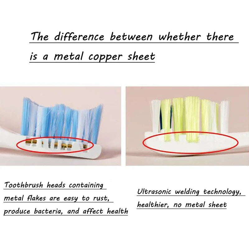 10-Pack Brush Heads for Xiaomi Mijia T302 Sonic Toothbrush