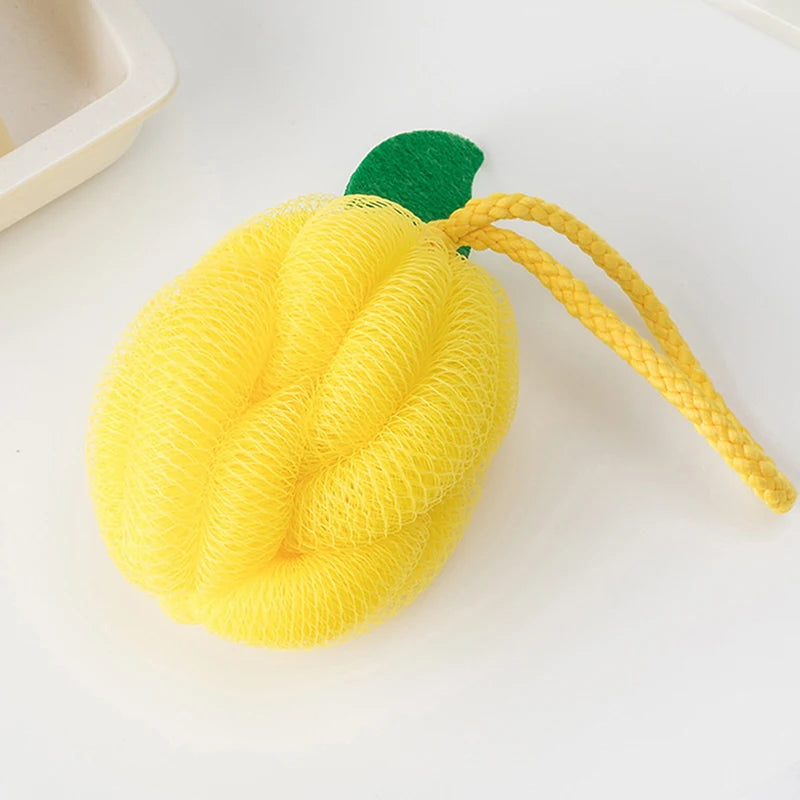 Fruit & Veggie Dopamine Bath Ball – Fun Bubble Bath Sponge