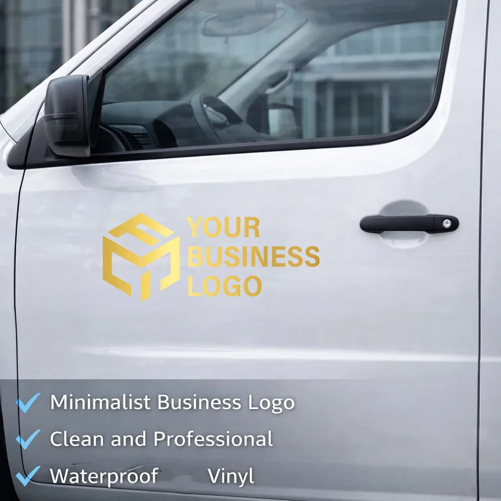 Custom Logo Vinyl Sticker | Waterproof Car Window Decal
