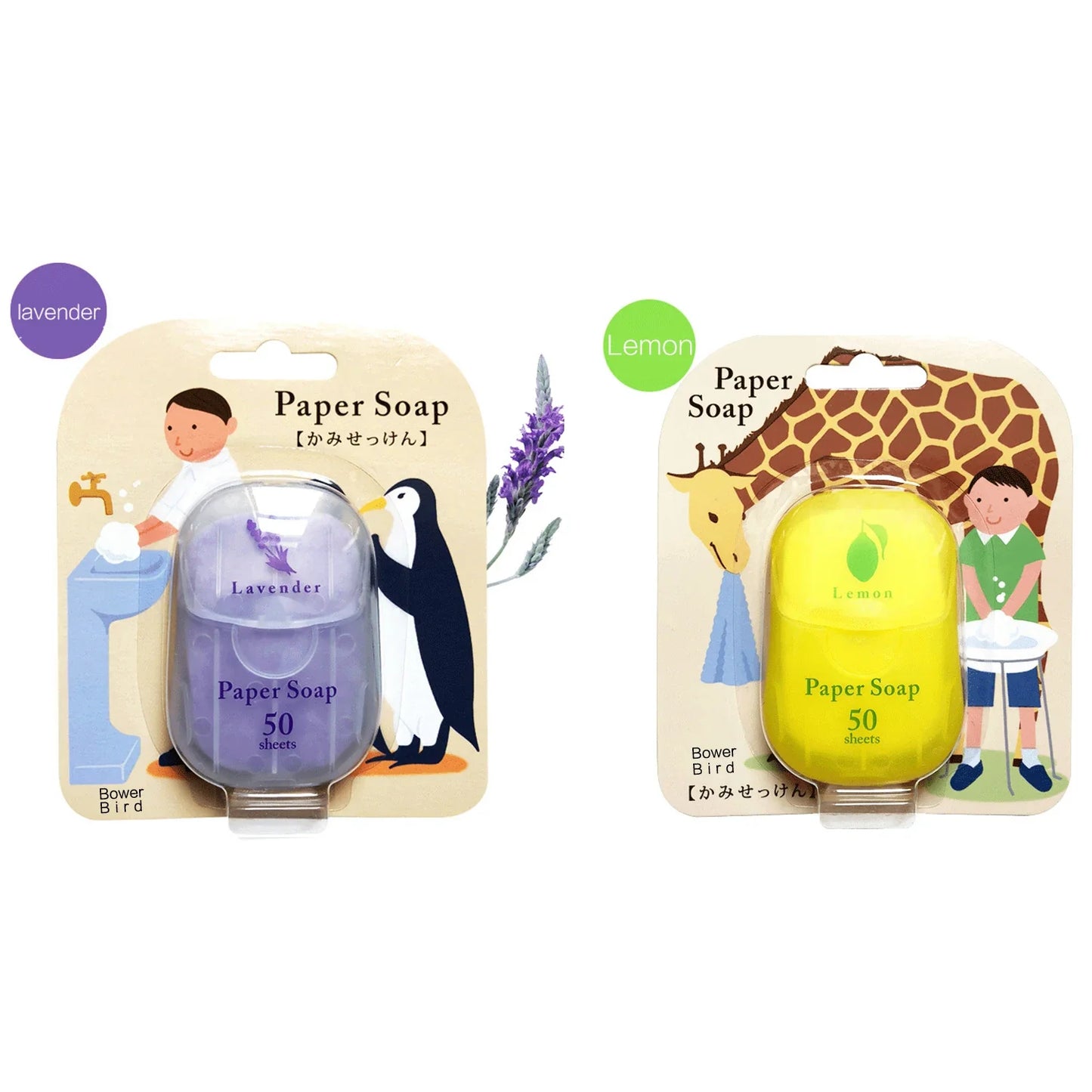 Portable Paper Soap Tablets – 50ct, 6 Scents, Travel Size