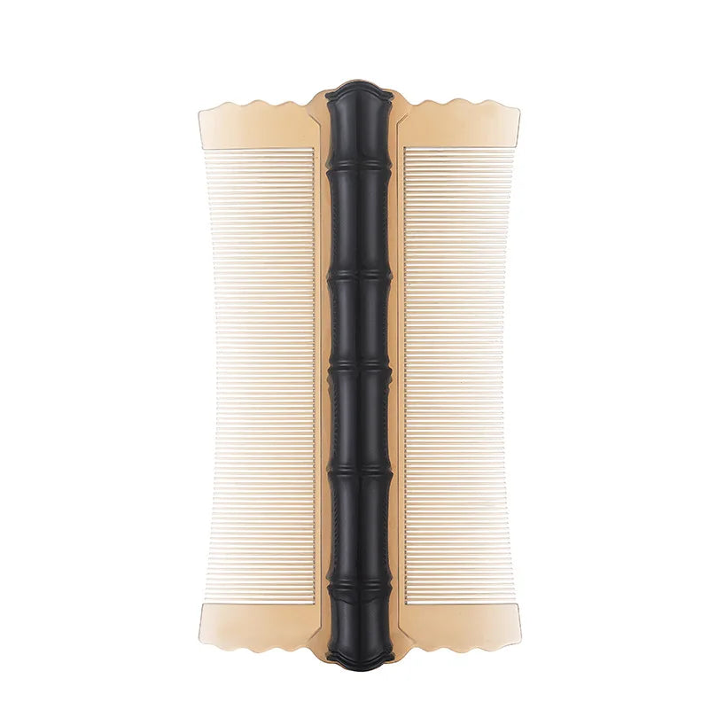5pcs Bamboo Grate Comb, Ultra Dense Tooth Lice Comb, Remove Loose Dandruff, Double Sided Hair Comb Grate Lice Comb Dandruff Scal Peaceful Pleasures Health and Wellness Black