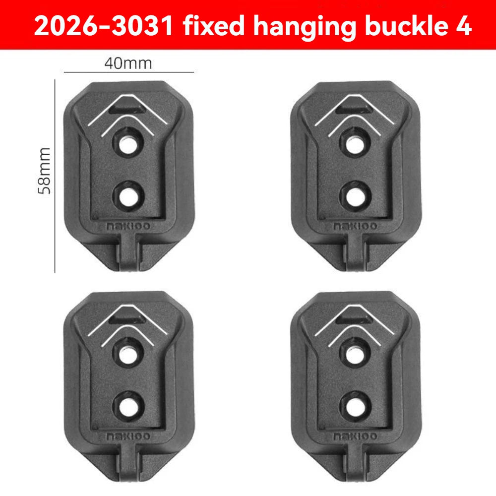 For NAKIOO Quick-hang Wall Female Buckle with Expansion Hook Screw Accessories for Tajima Hook Hardware Tool Parts Peaceful Pleasures Health and Wellness 4pcs