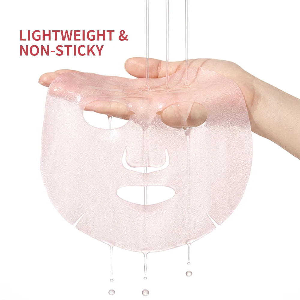 Korean Salmon DNA PDRN Mask Pink Vita Coating Sheet Mask Hydrate Firm Balance Glass Skin Facial Care Mask Peaceful Pleasures Health and Wellness
