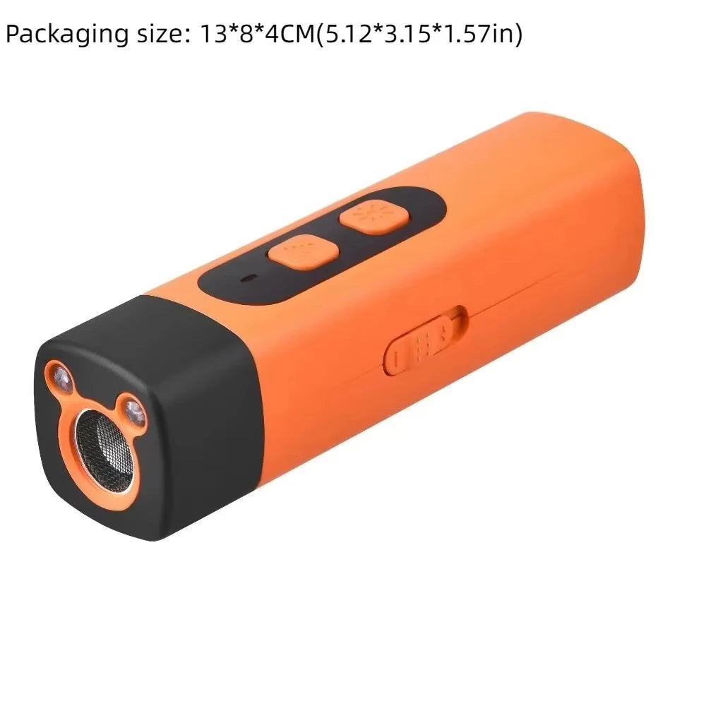 Rechargeable Ultrasonic Dog Barking Deterrent Trainer Anti Barking Control Device For Pet Behavior Correction Training Tool Peaceful Pleasures Health and Wellness