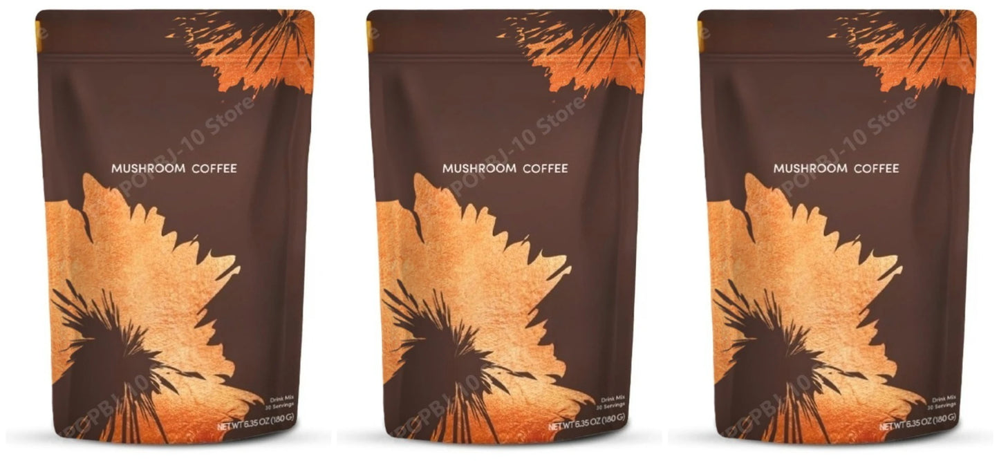 Organic Mushroom Coffee Powder | 6 Adaptogens + MCT Oil