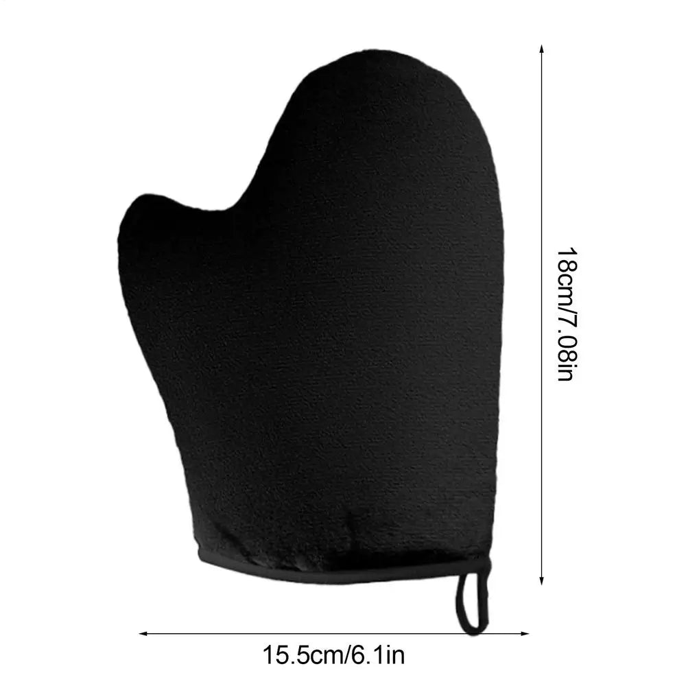 Double-Sided Self-Tanning Mitt – Flocking Applicator Glove