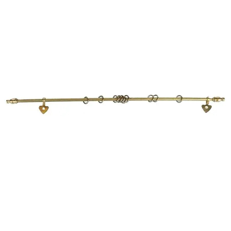 1/12 Scale Miniature Golden Curtain Rod | Dollhouse Accessory