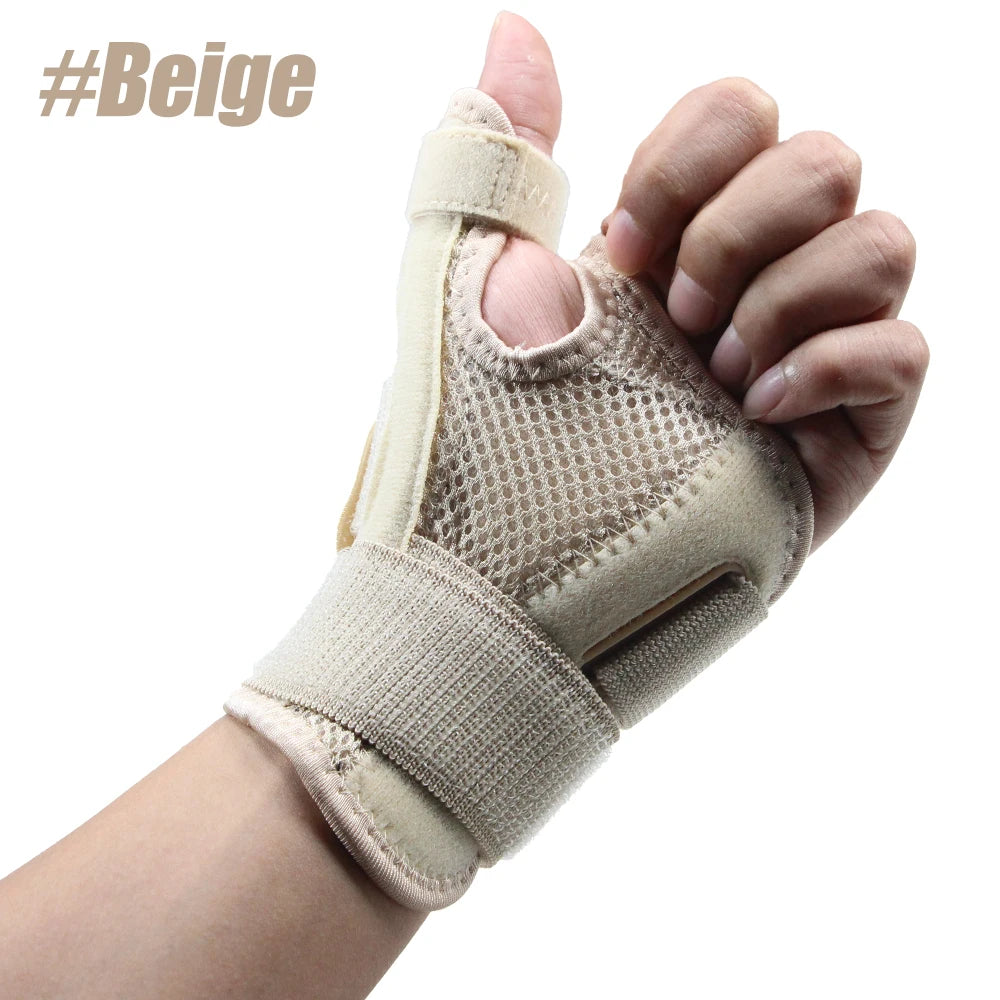1PCS Thumb Stabilizer - One Size Fits Most, Ideal for De Quervain's Tenosynovitis Brace, Thumb Brace for Arthritis Pain & Suppor Peaceful Pleasures Health and Wellness Beige-1PCS