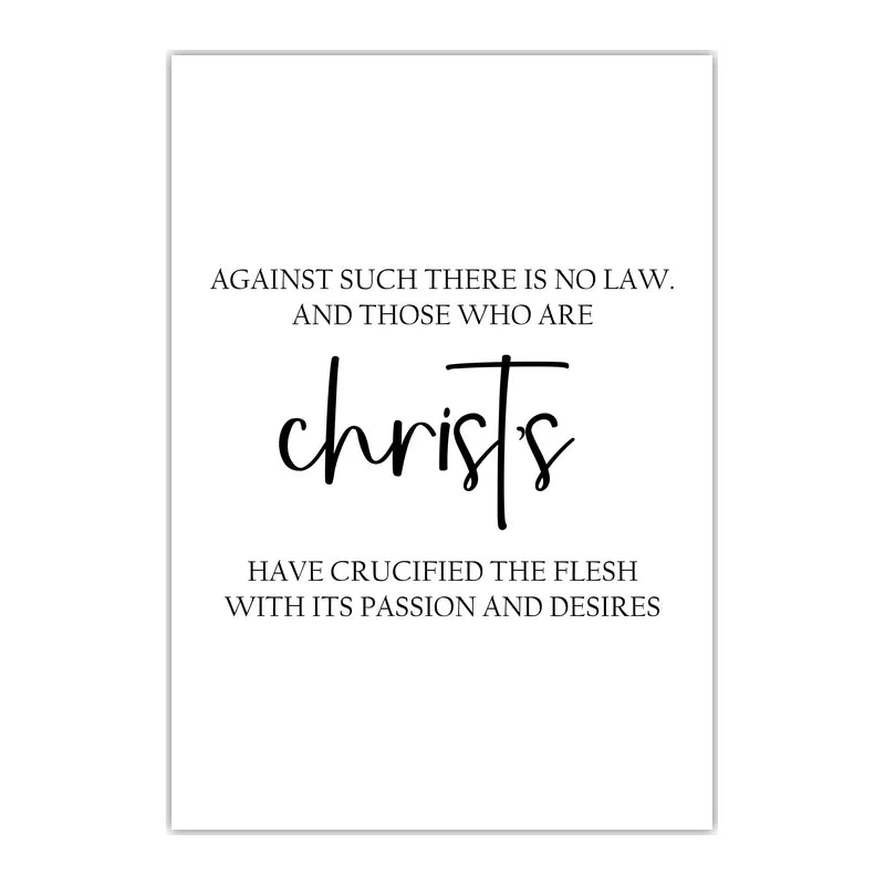 Christian Bible Verse Canvas Wall Art | Nordic Minimalist Print Canvas Wall Art Peaceful Pleasures Health and Wellness 02 20x25cm No Frame China Mainland