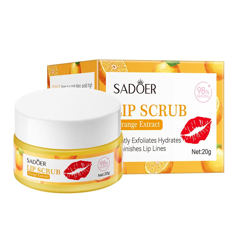SADOER Fruit Lip Scrub Mask – Avocado Orange Strawberry