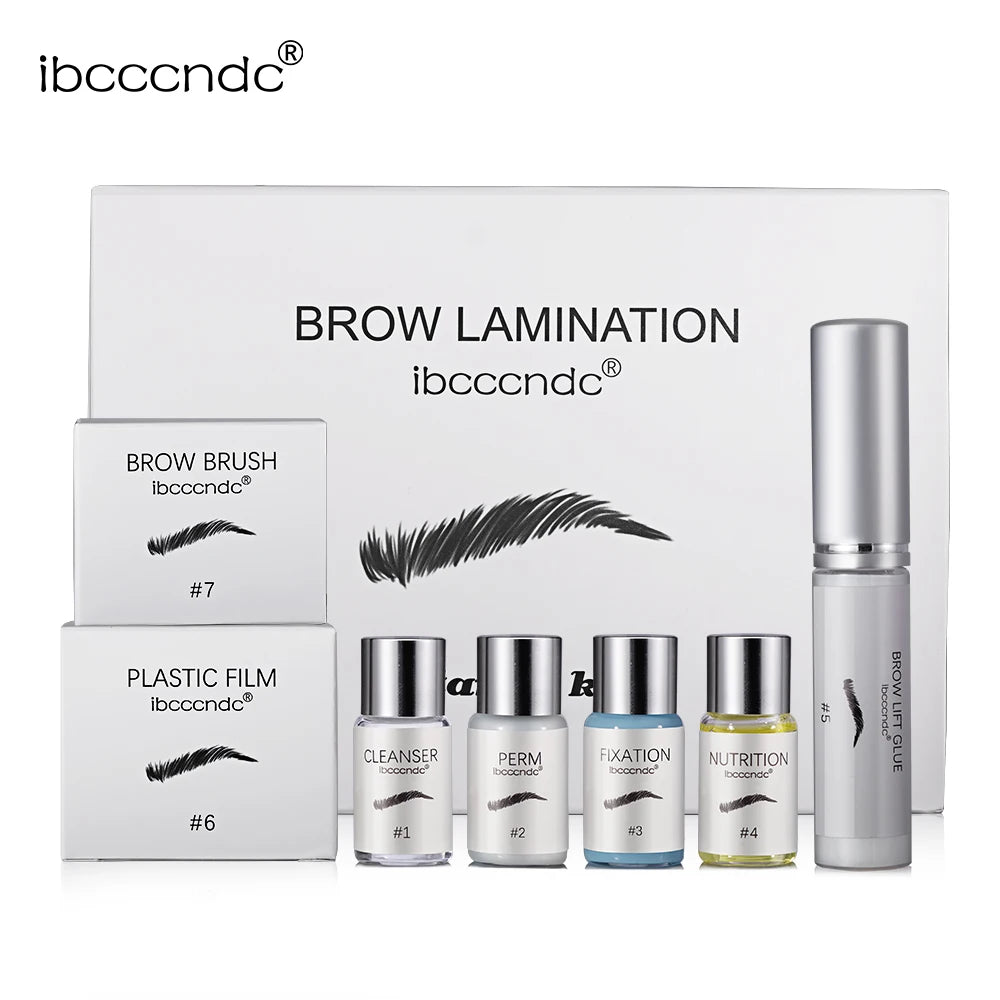 Brow Lamination Kit Semi-permanent Brow Lift Extension Kit Brow Lash Lift Brow Lamination Eyelash Lifting Perming Lashes Makeup Peaceful Pleasures Health and Wellness set