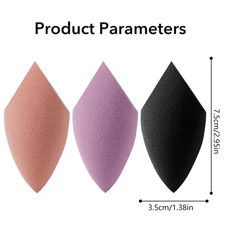 Hot! 1PC Makeup Puff Microfiber Velvet Sponge Makeup Blender Sponge Powder Egg Shaped Foundation Concealer Cream Face Cosmetic Peaceful Pleasures Health and Wellness