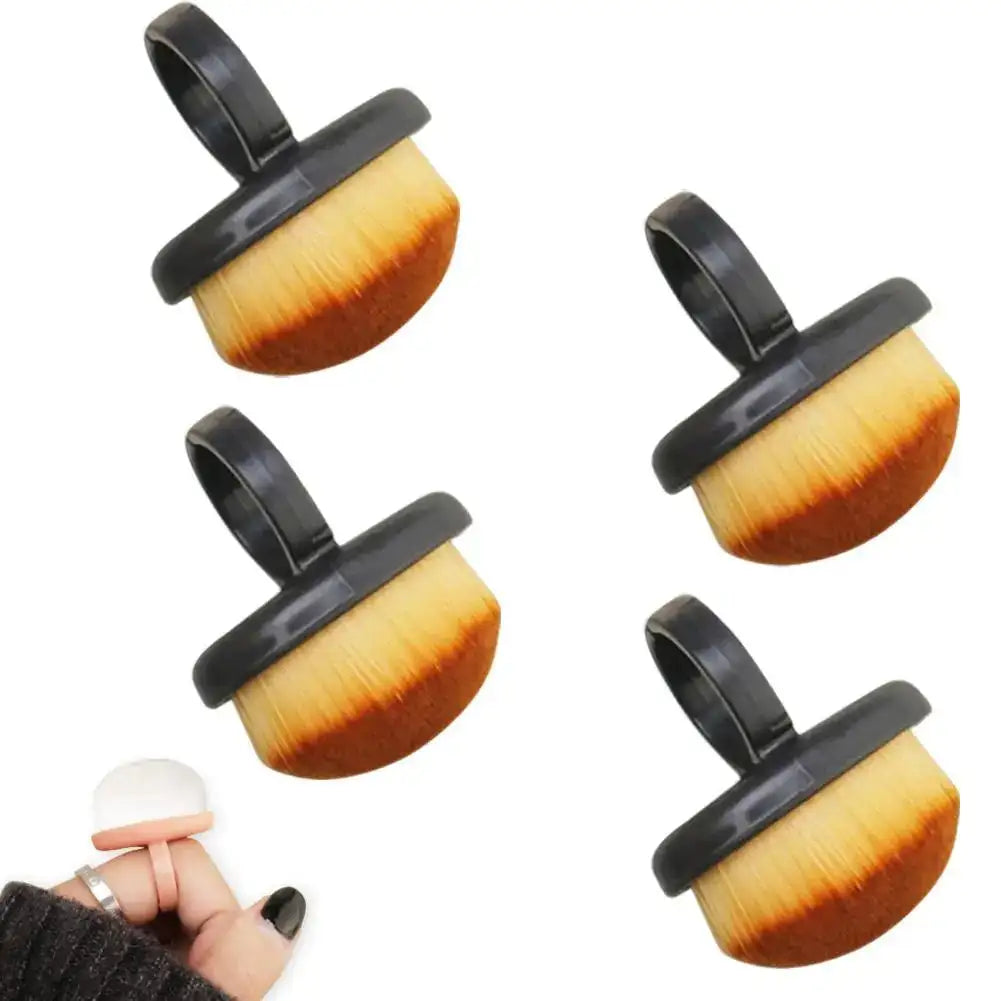 4-Pack Nail Dust Cleaning Brushes – Ring Manicure Kit Nail Care Peaceful Pleasures Health and Wellness C