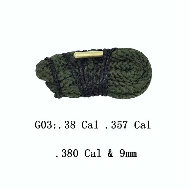 Tactical Cleaning Kit Hunting G01 To G04 Cleaner Barrel Caliber Rope 12ga 20ga .22 .223 .308 7.62x39 Strap Cleaning Kit Peaceful Pleasures Health and Wellness C