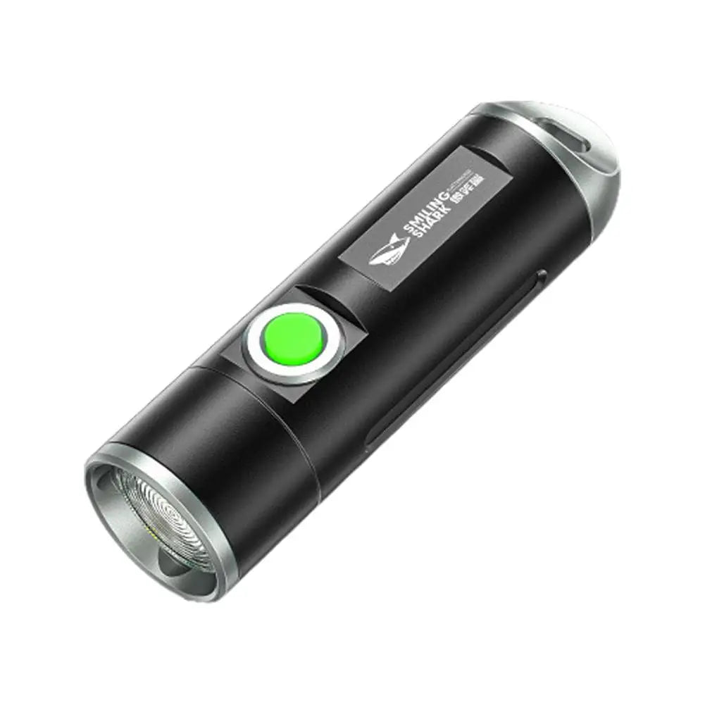 Mini Tactical LED Flashlight | 5 Modes USB Rechargeable Keychain