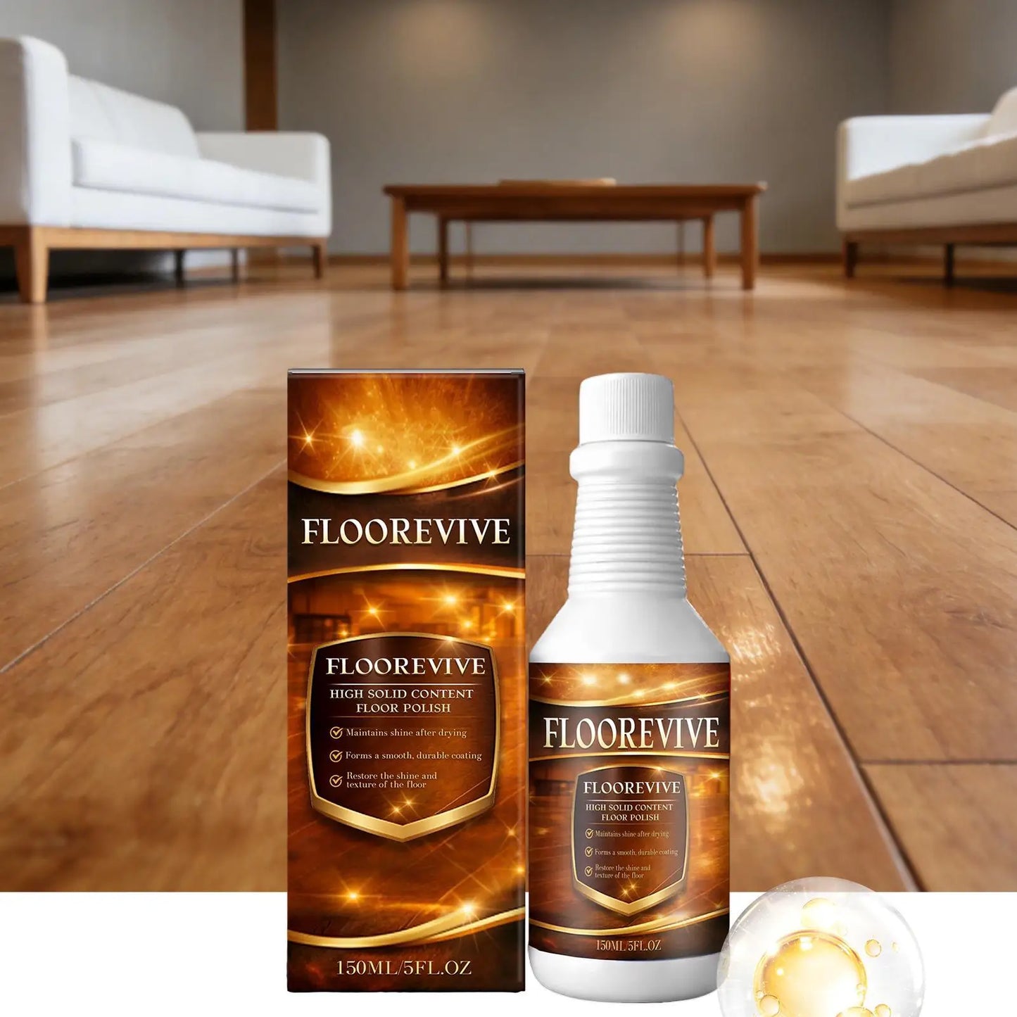Wood Floor Scratch Repair Spray – Polish & Restorer 150ml