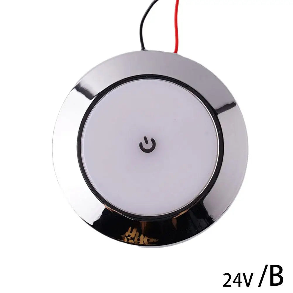 New 12V RV Interior Reading Dome light Light with Switch 5W Car Interior Led Round Light RV Indoor Roof Lamp For Camper Boat Peaceful Pleasures Health and Wellness 24v