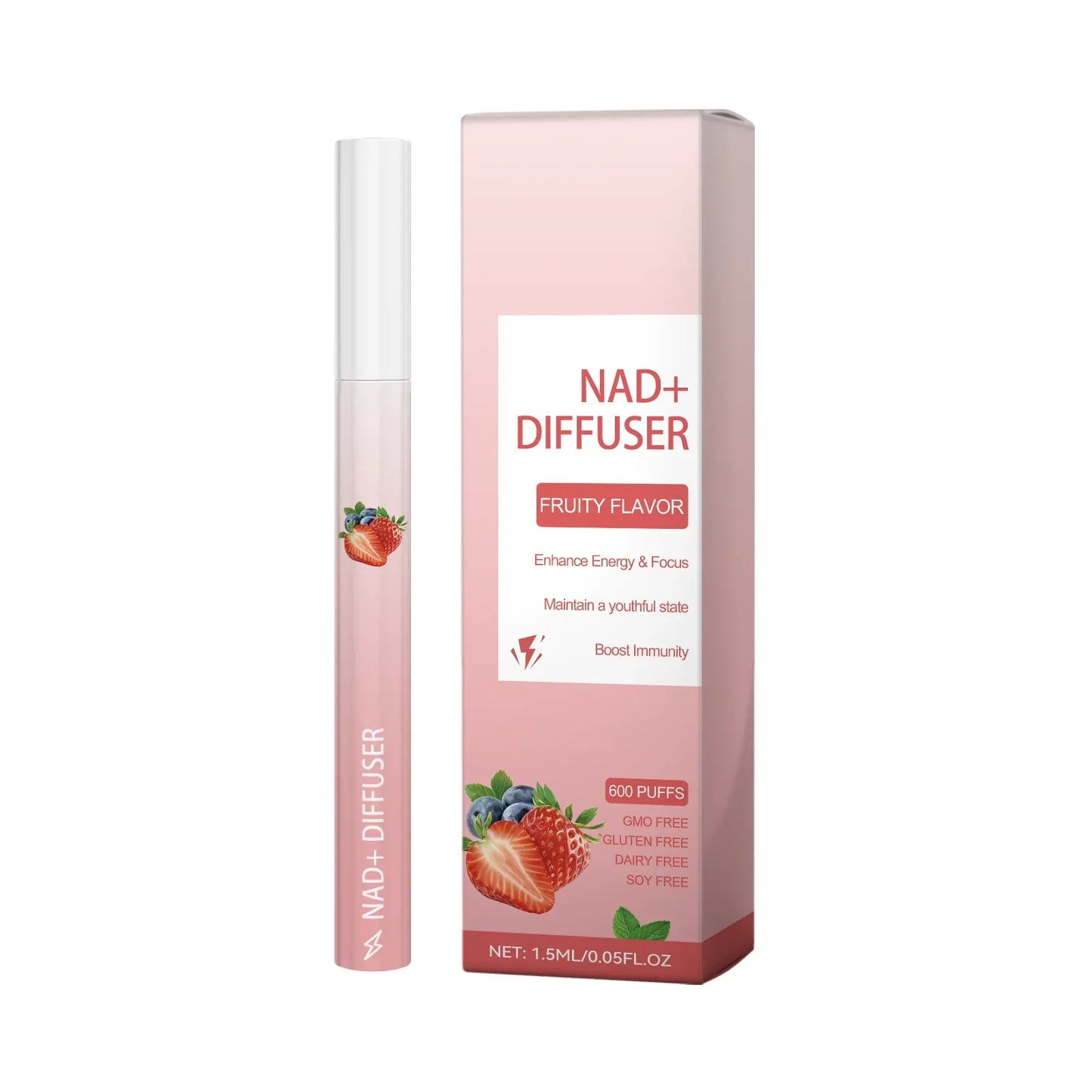NAD+ Herbal Aromatherapy Inhaler Stick – Focus & Vitality