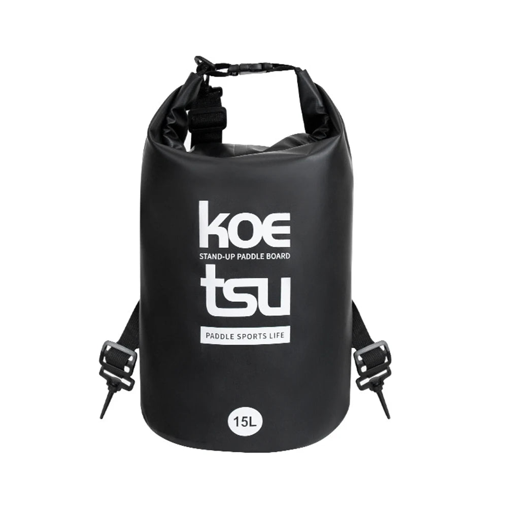 15/40L Paddle Board Bag Large Capacity Paddle Board Deck Bag Dry Bag for Stand-Up Paddleboard and Kayaking Accessories Peaceful Pleasures Health and Wellness 15L