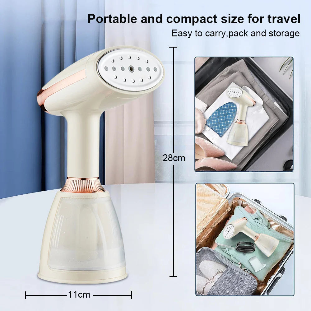 URGGU 1500W Portable Handheld Garment Steamer – Home & Travel