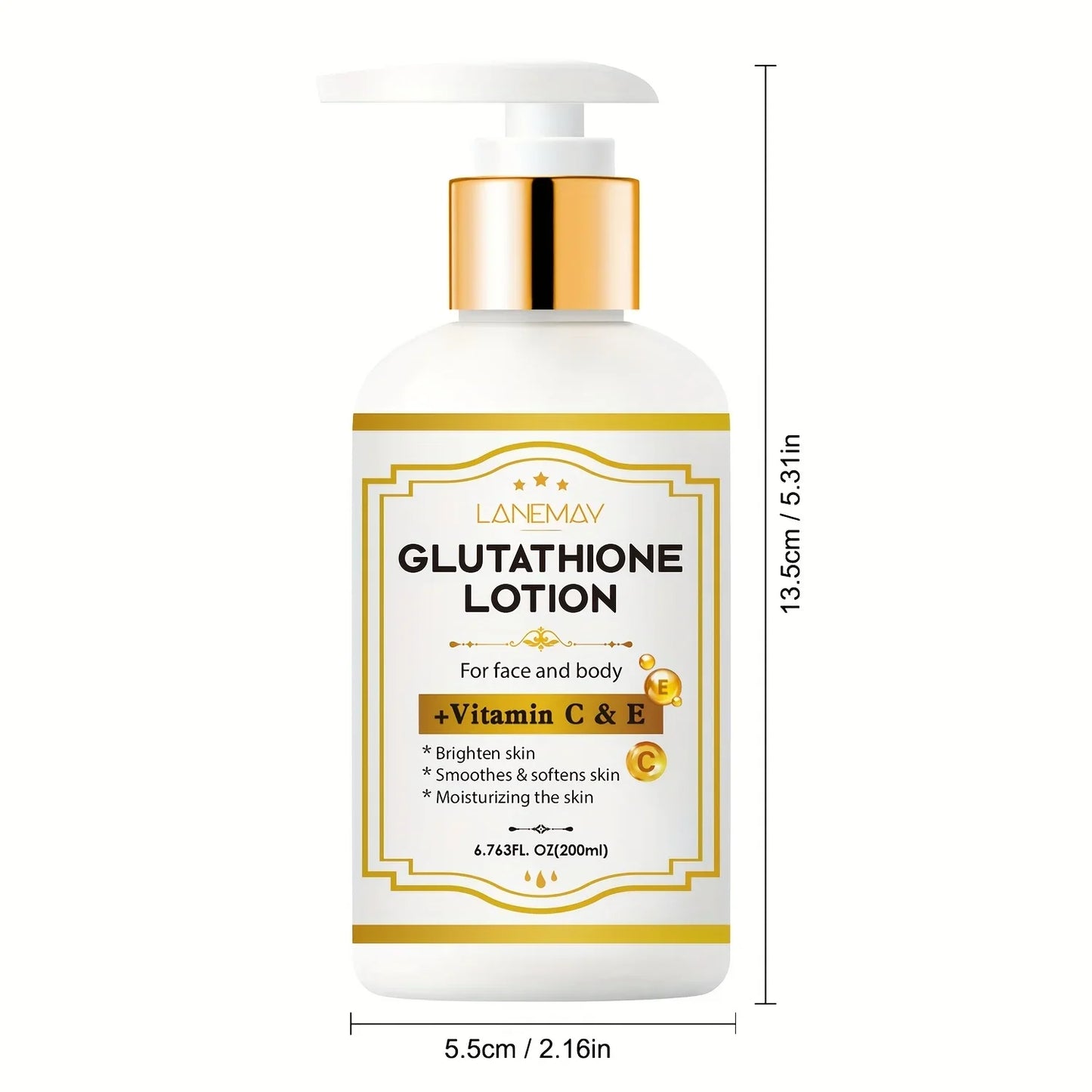 Glutathione Lotion Vitamin C & E – Brightening Body Moisturizer
