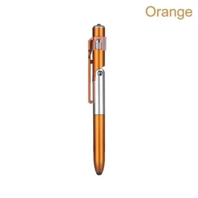 4-in-1 Ballpoint Pen Stylus with Flashlight & Phone Stand