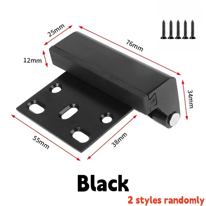 Home Security Door Lock with Screws,Childproof Door Reinforcement Locks, 3 Inch Stop for Inward Swinging Door,Upgrade Night Lock Peaceful Pleasures Health and Wellness black