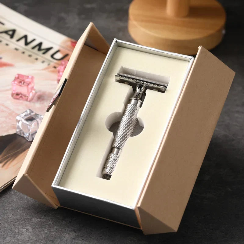 Yaqi PILOT 316 Stainless Steel Safety Razor – Men's Shave