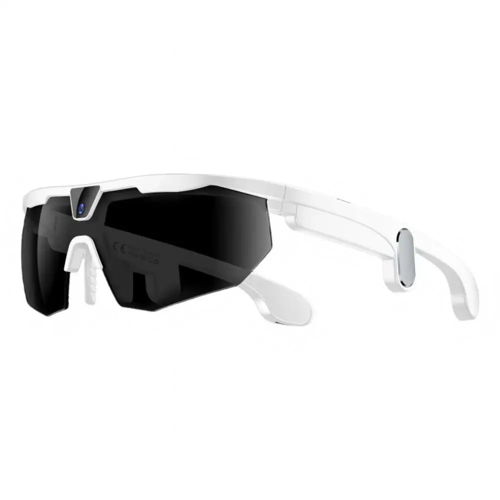 AI Smart Cycling Glasses – 8MP Camera, 1200P, BT & Translation