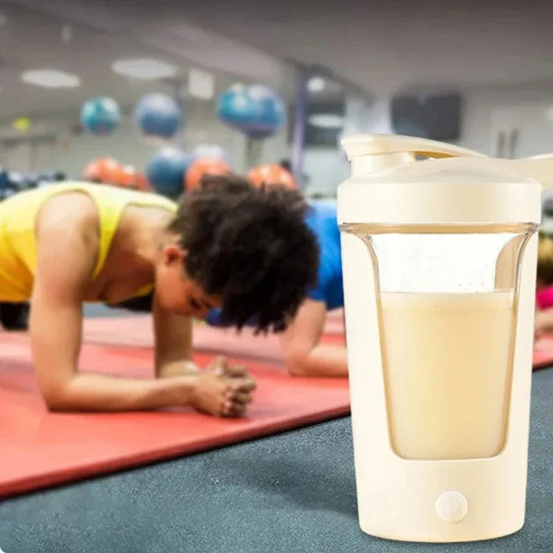 Electric Shaker Cup for Protein Powder Portable Automatic Blender Bottle Mixer for Home Gym Outdoor Travel Peaceful Pleasures Health and Wellness