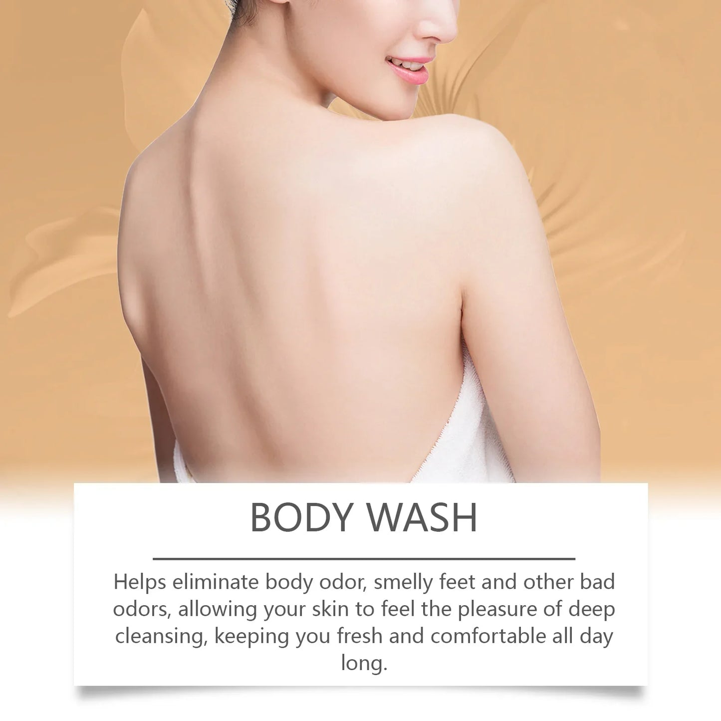 OceAura Persimmon Shower Gel – Odor Control & Brightening