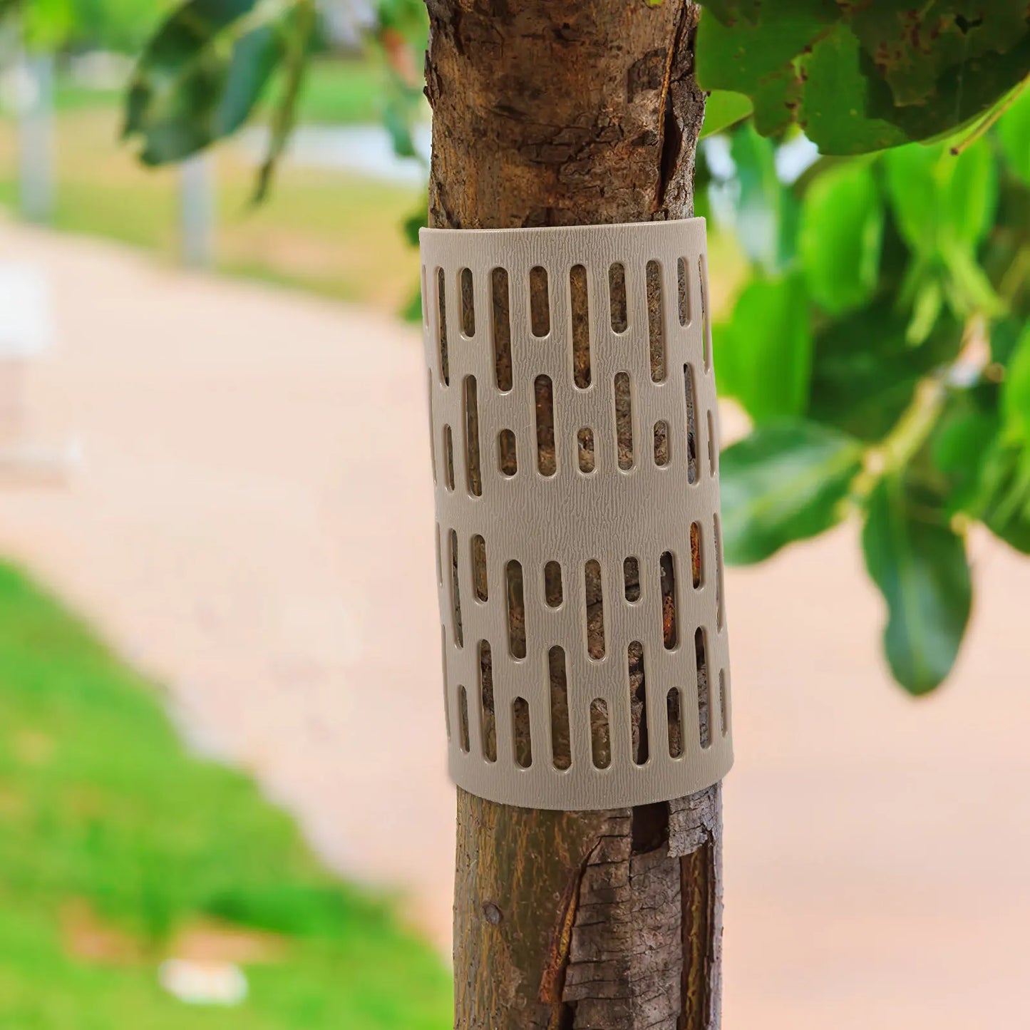 Plastic Tree Protector Adjustable Tree Guard Garden Trunk Protector Modular Protective Cover Greenhouses Accessories for Garden Peaceful Pleasures Health and Wellness