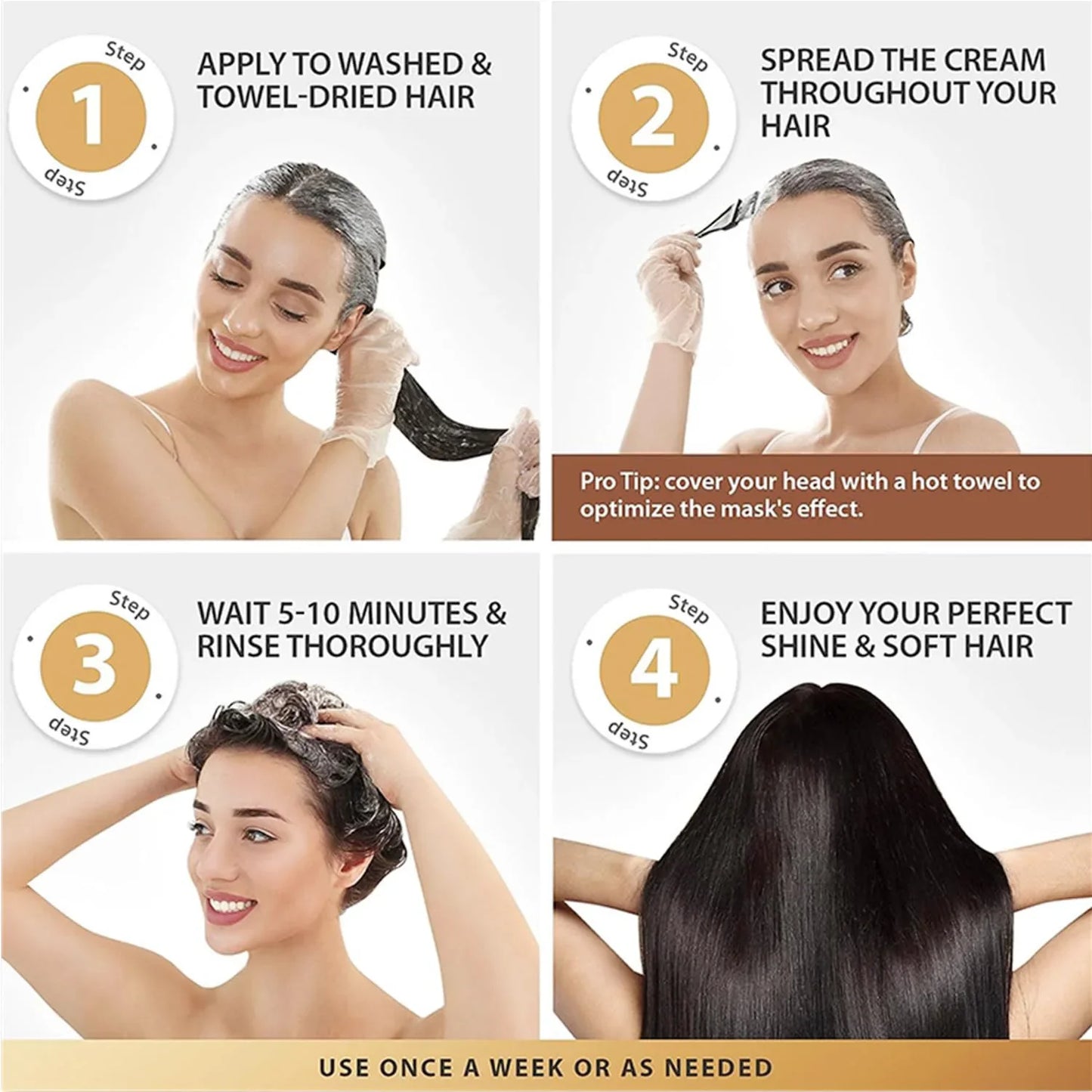 Collagen Keratin Hair Mask – Moisturizing Frizz Control 100g