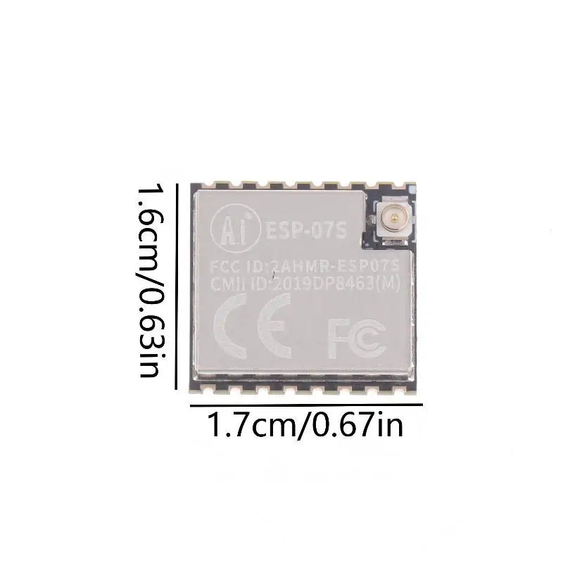 New ESP8266 Remote Serial WIFI Wireless Model ESP-07 ESP-07S Model Smart System Adapter Peaceful Pleasures Health and Wellness onesize A1